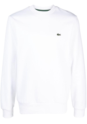 Lacoste logo-embroidered sweatshirt - White