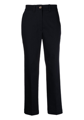 Moncler cropped trousers - Blue