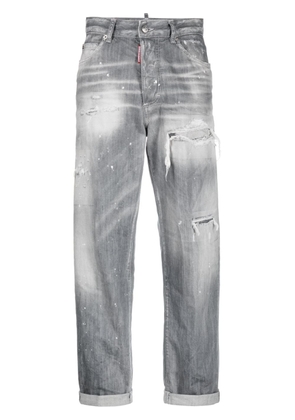 Dsquared2 distressed cropped jeans - Grey