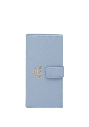 Prada lettering logo wallet - Blue
