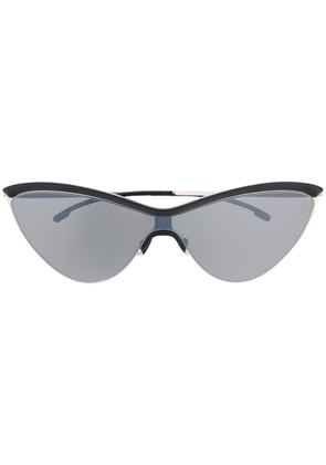 Mykita x Maison Margiela cat eye frame sunglasses - Black