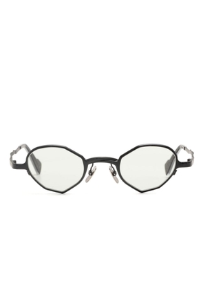 Kuboraum geometric-frame sunglasses - Grey