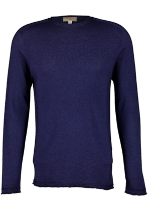 120% Lino round-neck cashmere jumper - Blue