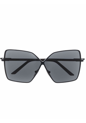Prada Eyewear oversized butterfly-frame sunglasses - Black