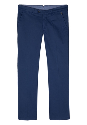 Corneliani tapered-leg chino trousers - Blue