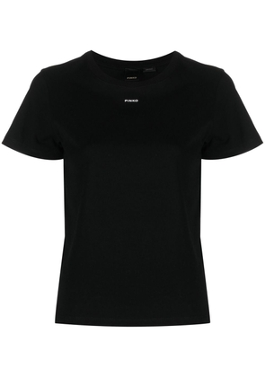 PINKO logo-print T-shirt - Black