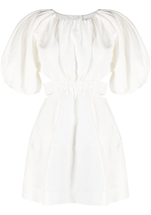 Aje Mimosa cut-out minidress - White