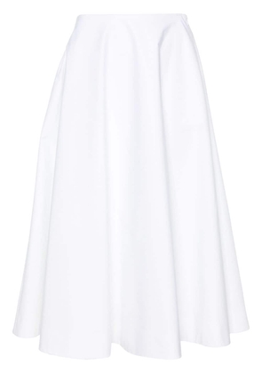 Valentino Garavani poplin midi skirt - White