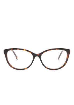 Carolina Herrera tortoiseshell cat-eye glasses - Brown