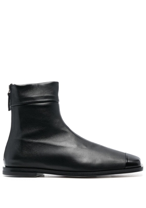 Dear Frances Edna leather ankle boots - Black