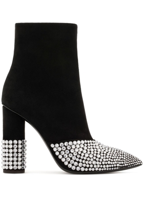 Giuseppe Zanotti Raina crystal-embellished 110mm ankle boots - Black