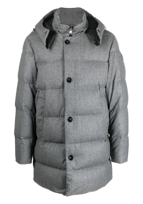 Woolrich padded button-down parka coat - Grey