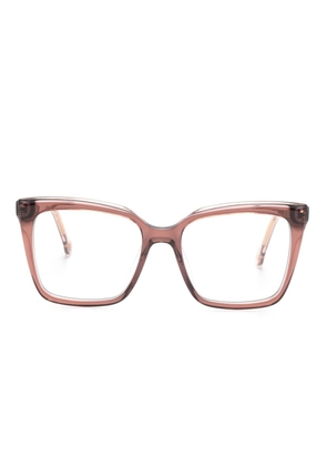 Carolina Herrera square-frame glasses - Neutrals