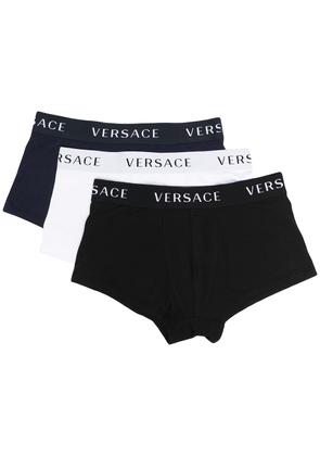Versace three-pack logo boxer briefs - Blue