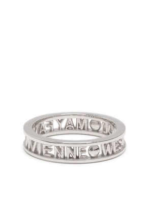 Vivienne Westwood Mayfair band ring - Silver