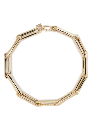 Lauren Rubinski 14kt yellow gold diamond chain necklace