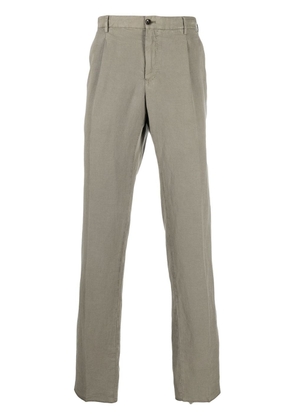 PT Torino pressed-crease straight trousers - Green