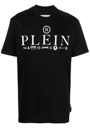Philipp Plein SS Logos round-neck T-shirt - Black