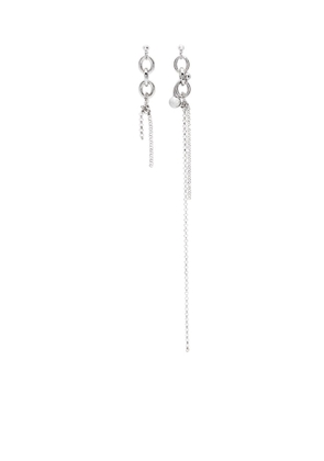Justine Clenquet Sofie chain-detailed earrings - Silver