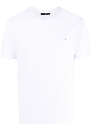 IRO logo-print crew neck T-shirt - White