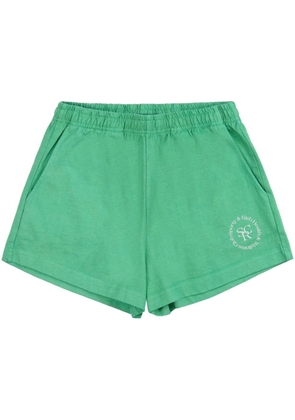 Sporty & Rich SRHWC jersey mini shorts - Green