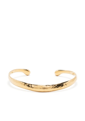 DOWER AND HALL Curved Normad bracelet - Gold