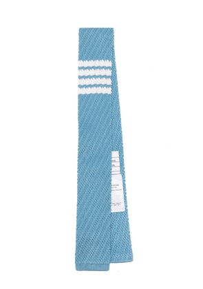 Thom Browne 4-Bar silk tie - Blue