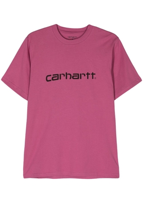Carhartt WIP Script cotton T-shirt - Pink