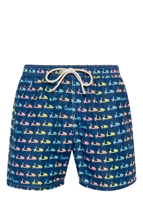 MC2 Saint Barth Vespas-print swim shorts - Blue