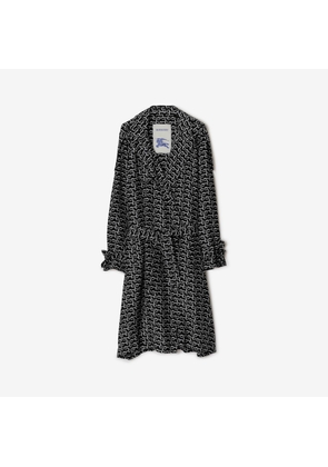Burberry Long Silk Trench Coat