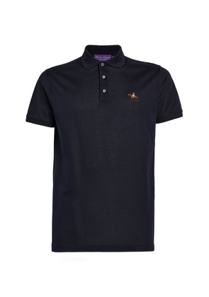 Ralph Lauren Purple Label Cotton Logo Polo Shirt