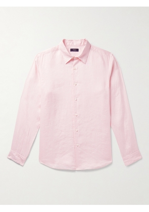 Theory - Irving Linen Shirt - Men - Pink - XS
