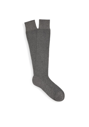 Zegna Cotton-Blend Textured Socks