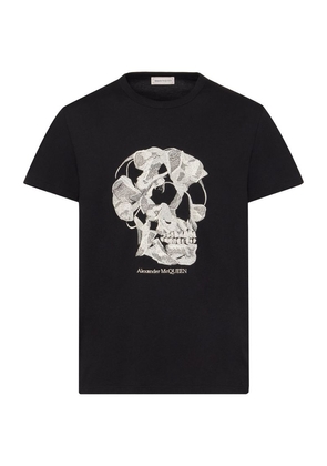 Alexander Mcqueen Abstract Skull Graphic T-Shirt