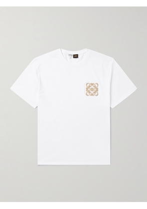 LOEWE - Paula's Ibiza Logo-Appliquéd Cotton-Jersey T-Shirt - Men - White - XXS
