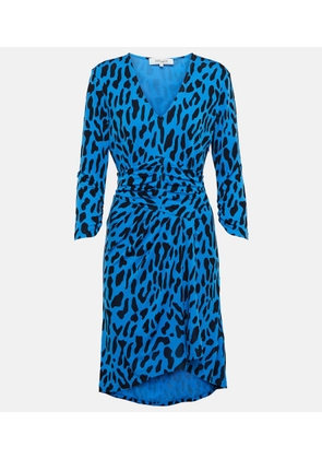 Diane von Furstenberg David leopard-print minidress