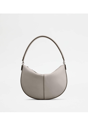 Tod's - T Case Hobo Bag in Leather Mini, GREY,  - Bags