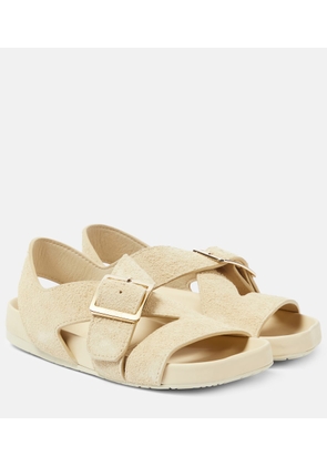 Loewe Ease brushed leather sandals
