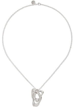octi Silver Layered Island Pendant Necklace