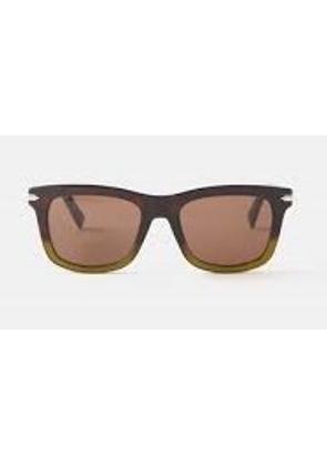 Dior Brown Square Mens Sunglasses DIORBLACKSUIT DM40087I 56E 53