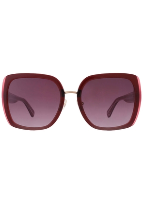 Kate Spade Burgundy Shaded Sport Ladies Sunglasses KIMBER/G/S 0C9A/3X 56