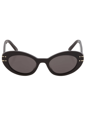 Dior Grey Oval Ladies Sunglasses DIORSIGNATURE B3U 10A0 51