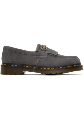 Dr. Martens Gray Adrian Snaffle Loafers