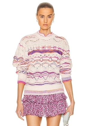 Isabel Marant Etoile Ambre Sweater in Pink - Pink. Size 42 (also in ).