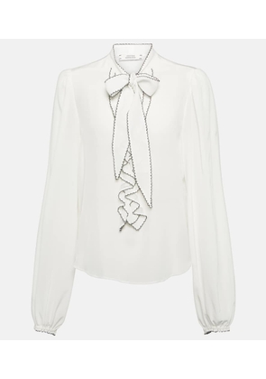 Dorothee Schumacher Ruffled self-tie silk blouse