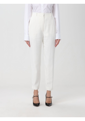 Trousers ALEXANDER MCQUEEN Woman colour Ivory