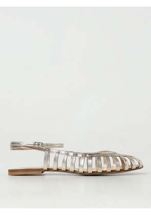 Flat Sandals ANNA F. Woman colour Platinum