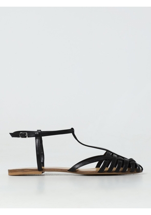 Flat Sandals ANNA F. Woman colour Black