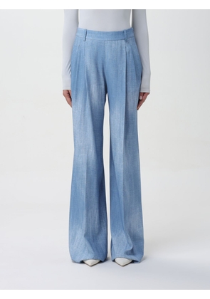 Trousers ERMANNO SCERVINO Woman colour Gnawed Blue
