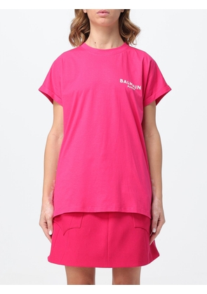T-Shirt BALMAIN Woman colour Fuchsia